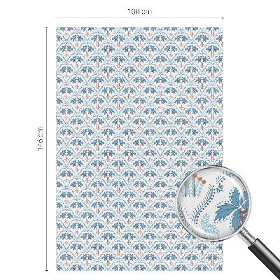 Naklejka na okno dająca prywatność Niebieskie palmy