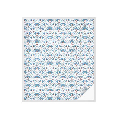 Naklejka na okno dająca prywatność Niebieskie palmy