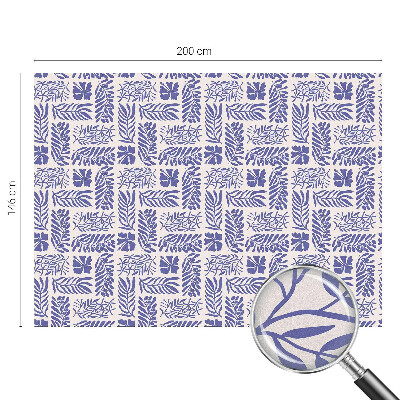 Folia okienna zapewniająca prywatność Roślinne desenie