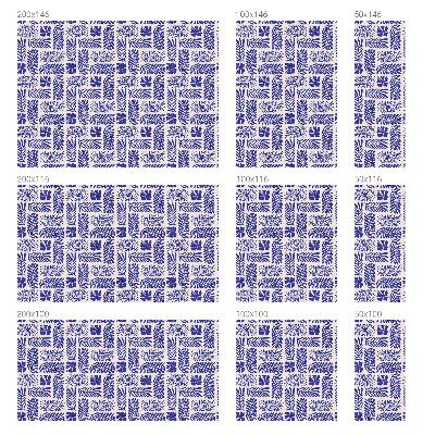 Folia okienna zapewniająca prywatność Roślinne desenie