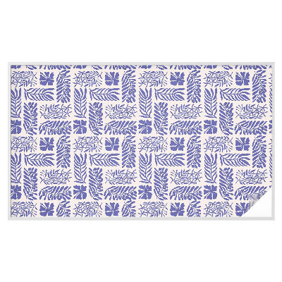 Folia okienna zapewniająca prywatność Roślinne desenie