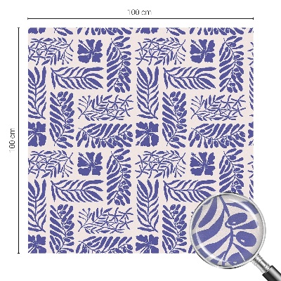 Folia okienna zapewniająca prywatność Roślinne desenie