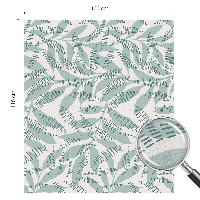 Naklejka na okno dająca prywatność Zielone liście