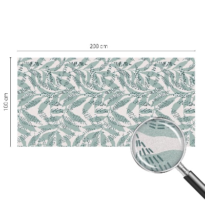 Naklejka na okno dająca prywatność Zielone liście