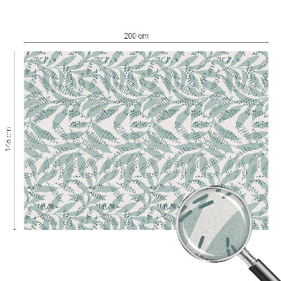 Naklejka na okno dająca prywatność Zielone liście