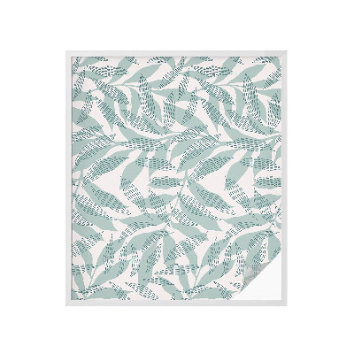 Naklejka na okno dająca prywatność Zielone liście