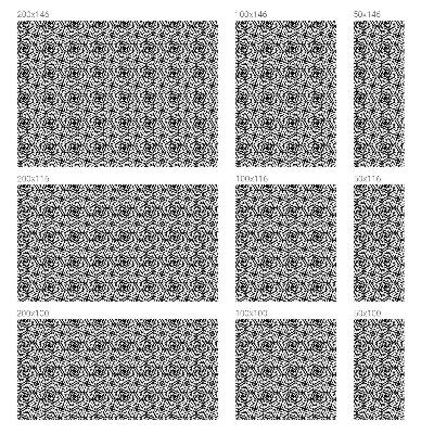 Folia okienna zapewniająca prywatność Geometryczne liście