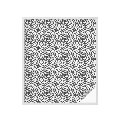 Folia okienna zapewniająca prywatność Geometryczne liście