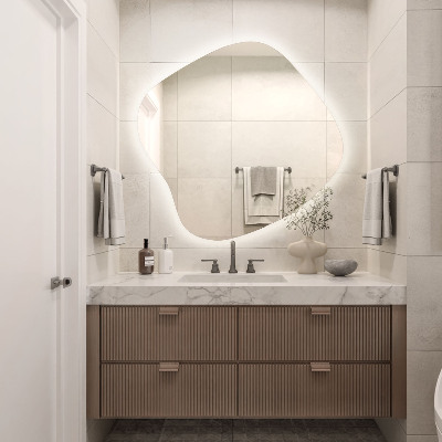 Lustro plama LED nowoczesne