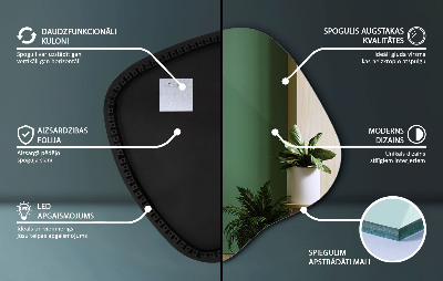 Lustro plama LED nowoczesne