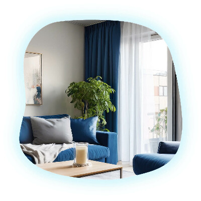 Lustro plama LED nowoczesne