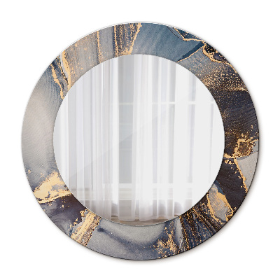 Abstrakcyjny płyn Lustro dekoracyjne okrągłe
