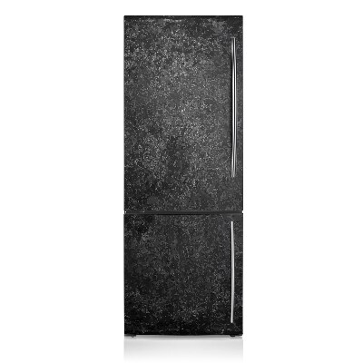 Osłona dekoracyjna na lodówkę Czarny beton