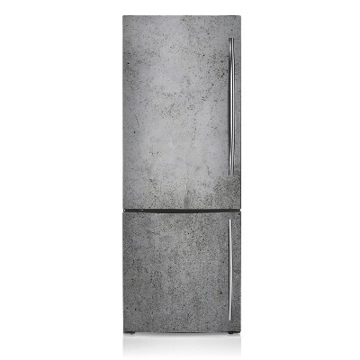 Osłona dekoracyjna na lodówkę Szary betonowy motyw