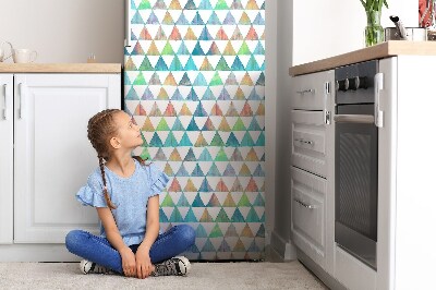 Osłona magnetyczna na lodówkę Geometryczne trójkąty