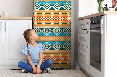 Mata magnetyczna na lodówkę Kolorowy wzór boho
