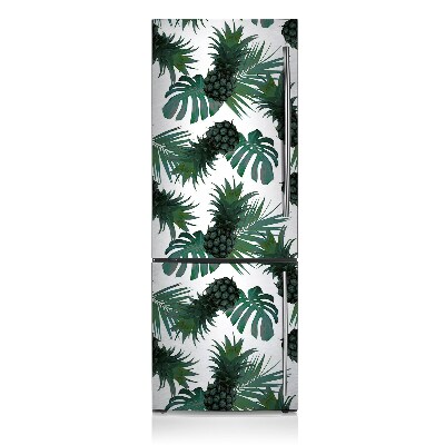 Osłona dekoracyjna na lodówkę Zielony ananas