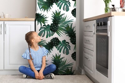 Osłona dekoracyjna na lodówkę Zielony ananas
