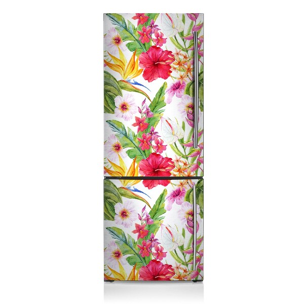 Mata magnetyczna na lodówkę Egzotyczny hibiskus