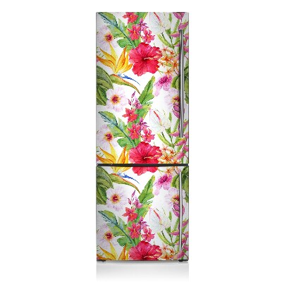 Mata magnetyczna na lodówkę Egzotyczny hibiskus