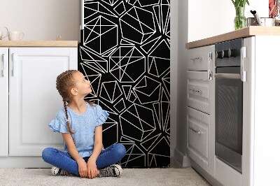 Osłona magnetyczna na lodówkę Wzór geometryczny