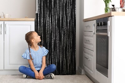 Osłona magnetyczna na lodówkę Czarny wzór