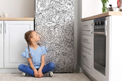 Osłona magnetyczna na lodówkę Abstrakcyjny wzór