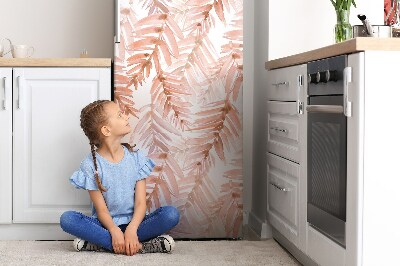 Osłona magnetyczna na lodówkę Pomarańczowe liście