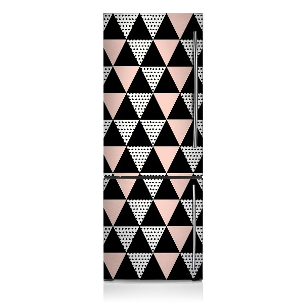 Osłona magnetyczna na lodówkę Trójkąty geometryczne
