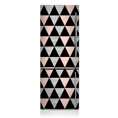 Osłona magnetyczna na lodówkę Trójkąty geometryczne