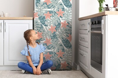 Mata magnetyczna na lodówkę Tropikalny mural