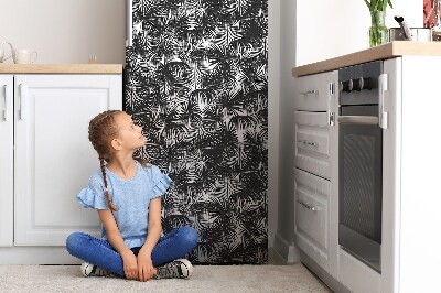 Mata magnetyczna na lodówkę Czarna dłoń