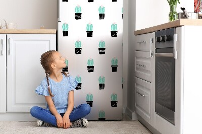 Osłona magnetyczna na lodówkę Kaktusy