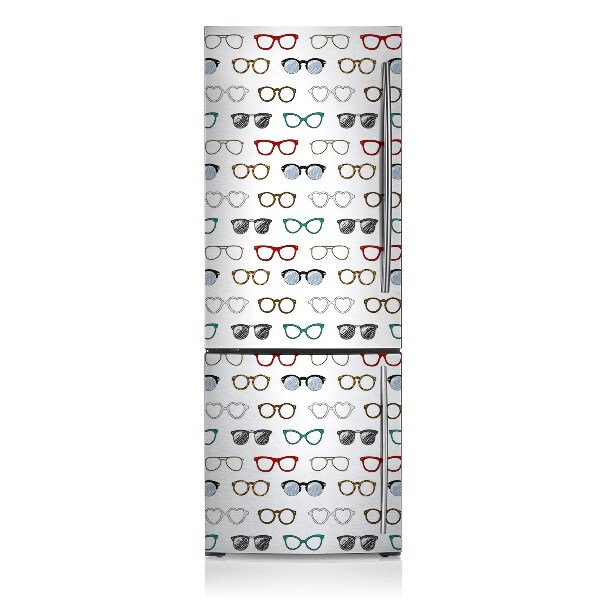 Osłona magnetyczna na lodówkę Okulary retro