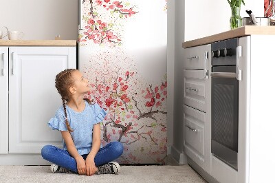 Mata magnes na lodówkę Kwiaty wiśni