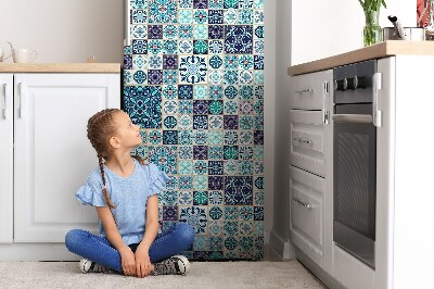 Osłona magnetyczna na lodówkę Ładny patchwork