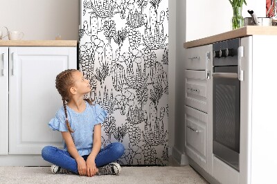 Mata magnetyczna na lodówkę Kaktus