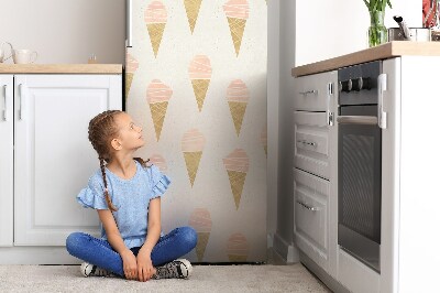 Osłona dekoracyjna na lodówkę Różowe lody