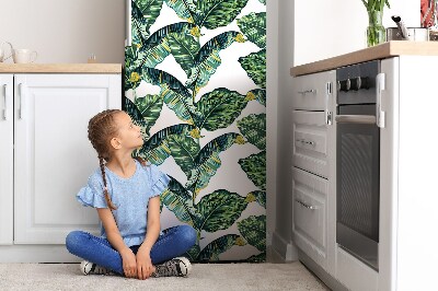 Osłona magnetyczna na lodówkę Egzotyczne liście