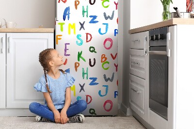 Mata magnes na lodówkę Kolorowe litery