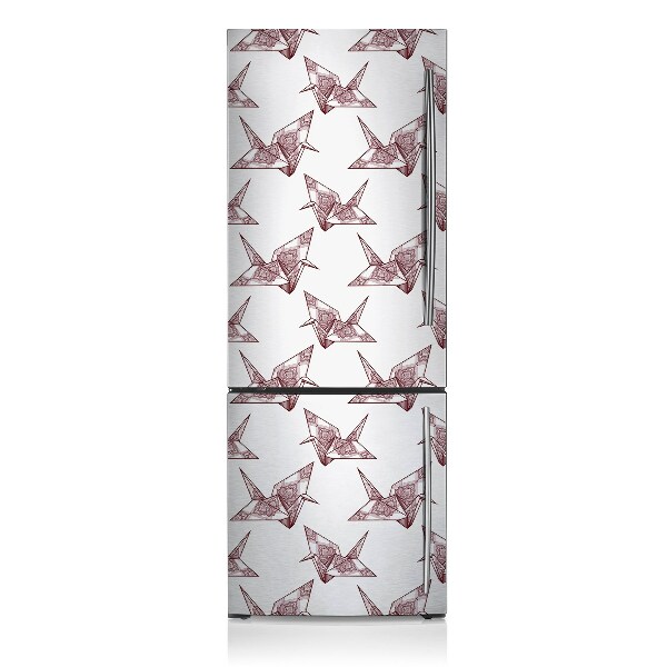 Osłona magnetyczna na lodówkę Ptaki origami