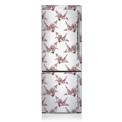 Osłona magnetyczna na lodówkę Ptaki origami