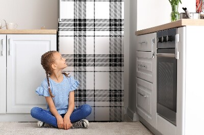 Osłona magnetyczna na lodówkę Szary wzór kuchenny