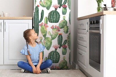 Okleina magnetyczna na lodówkę Kaktusy z cierniami