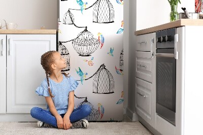 Mata magnes na lodówkę Klatka ptaków