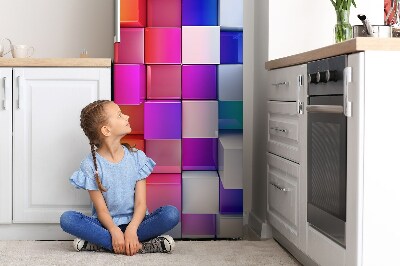 Mata magnetyczna na lodówkę Abstrakcyjnie kolorowe