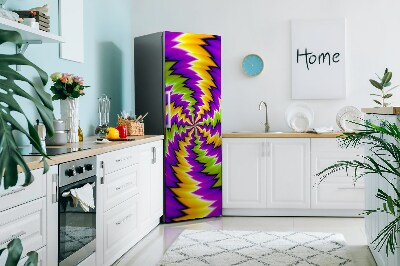Mata magnetyczna na lodówkę Abstrakcja wirowa