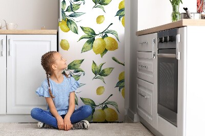 Mata magnetyczna na lodówkę Żółte cytryny