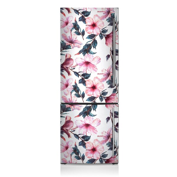 Mata magnetyczna na lodówkę Kwiaty hibiscus