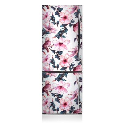 Mata magnetyczna na lodówkę Kwiaty hibiscus